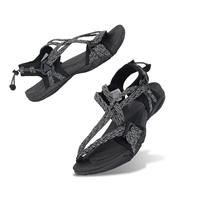 GRITION Women Sandals, Girls Hiking Walking Black Pink (5.5 Pink)