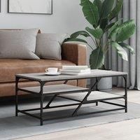 Coffee Table Grey Sonoma 100x49x40 cm Engineered Wood