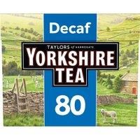 Taylors Of Harrogate Yorkshire Decaffeinated Decaf Tea Bags 80s 250g Brand New
