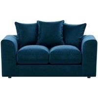 Brooklyn Plush Velvet Fibre Fabric 2 Seater Sofa Scatter Back