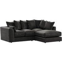 Brooklyn Plush Velvet 3 to 4 Seater L Shaped Corner Sofa Right Hand Facing