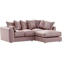Brooklyn Plush Velvet 3 to 4 Seater L Shaped Corner Sofa Right Hand Facing