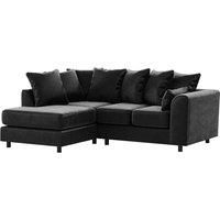 Brooklyn Plush Velvet 3 to 4 Seater L Shaped Corner Sofa Left Hand Facing