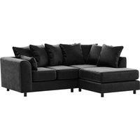Brooklyn Plush Velvet 3 to 4 Seater L Shaped Corner Sofa Right Hand Facing