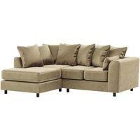 Brooklyn Plush Velvet 3 to 4 Seater L Shaped Corner Sofa Left Hand Facing