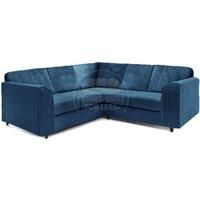 Ferguson 5 Seater Fabric Corner Sofa L Shaped Jumbo Cord - Full Back