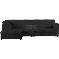 Luxor Jumbo Cord Large 5 Seater Corner Sofa Long Left Hand Facing - Full Back