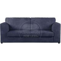 Luxor Jumbo Cord Fabric 3 Seater Sofa - Fullback
