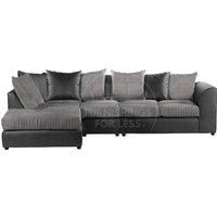 Luxor Jumbo Cord Large 5 Seater Corner Sofa Long Left Hand Facing