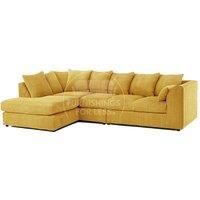 Luxor Jumbo Cord Large 5 Seater Corner Sofa Long Left Hand Facing