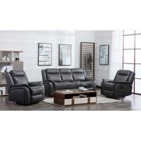 New Hampshire 3 Piece Sofa Suite Reclining Armchairs Leatherair Leather 3 + 1 + 1