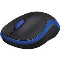 Logitech 910-002236 M185 Wireless Mouse, 2.4GHz with USB Mini Receiver, 12-Month Battery Life, 1000 DPI Optical Tracking, Ambidextrous PC / Mac / Laptop - Blue