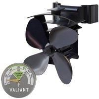 Valiant FIR607 Remora Magnetic Flue Pipe Stove Fan and Thermometer Pack