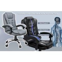 Computer Chair - Home And Office In 2 Options - Black