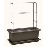 Self-watering Mobile Planter Living Wall Kit - W98 D38 H39cm, 110L - Anthracite