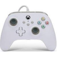 PowerA Wired Controller For Xbox Series X|S - White, Gamepad, Wired Video Game Controller, Gaming Controller, Works with Xbox One (Xbox Series X)