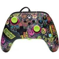 PowerA Advantage Wired Controller for Xbox Series X|S - Fortnite Glow, gamepad, wired video game controller, gaming controller, USB-C, Works with Xbox One, Officially Licensed