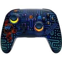 PowerA Enhanced Wireless Controller for Nintendo Switch with Lumectra - PAC-MAN NEON ARCADE, Gamepad, Bluetooth Controller, Rechargeable