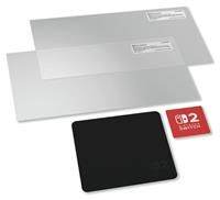 PowerA Screen Protector for Nintendo Switch 2 - Protects Screen, Easy to Apply, Includes 2 Screen Protectors, Microfiber Cleaning Cloth and Applicator