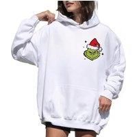 Grinch Era Inspired Christmas Hoodie, 7 Sizes, 3 Colours