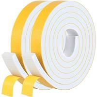 YIMIKI Closed Cell Foam Tape Thick Door Sound 25mm(W) x 10mm(T), 2 4M