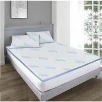 Air Flow Technology Memory Foam Mattress Topper