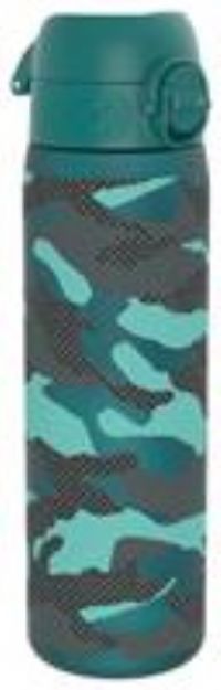 Ion8 Pod Leak Proof BPA Free Kids Water Bottle 500 ml Capacity, Camou