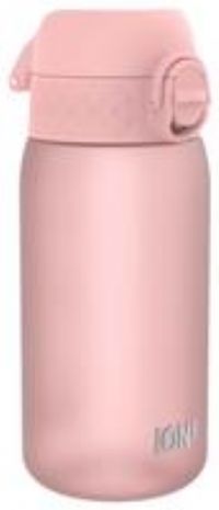 Ion8 Leak Proof Kids Water Bottle, BPA Free, Rose Quartz, 350ml (12oz)