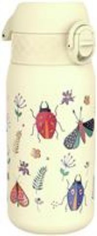 Ion8 Leak Proof Kids Water Bottle, Stainless Steel, Bugs Life, 400ml (13oz)
