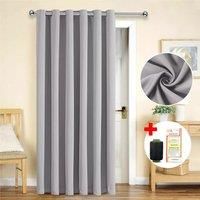 Thermal Blackout Curtains Ready Made Eyelet Pair w/ Tiebacks
