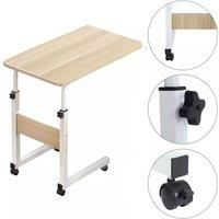 Hospital Overbed Height Adjustable Laptop Tray Portable Over Bed Chair Table