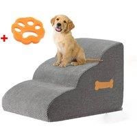 Grey Dog Stairs Pet For Bed Sofa Cats Ladder Ramp