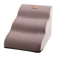 3 Step Dog Stairs Pet Steps For Bed Sofa Cat Ladder Ramp w/ Removable Cover