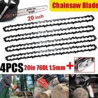 4 Pack 20inch 76 Drive Links Chainsaw Saw Chain Parts Tool