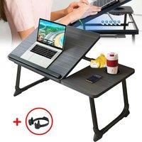 1pc Folding Laptop Table Stand Bed Tray Sofa Lap Portable Computer Desk Breakfast