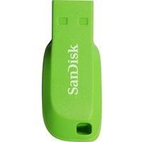 SanDisk SDCZ50C-032G-B35GE 32 GB Cruzer Blade USB 2.0 Flash Drive - Electric Green