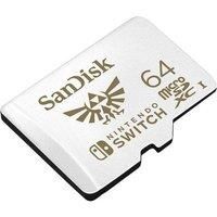 SanDisk SDSQXAT-064G-GNCZN microSDXC UHS-I Card for Nintendo Switch, 64 GB, Nintendo Licensed Product