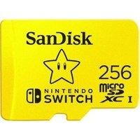 SanDisk SDSQXAO-256G-GNCZN microSDXC UHS-I Card for Nintendo Switch, 256 GB, Nintendo Licensed Product