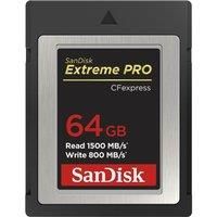 SanDisk Extreme PRO 64GB CF Express Card Type B, up to 1500MB/s, for RAW 4K video