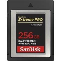 SanDisk Extreme PRO 256GB CF Express Card Type B, up to 1700MB/s, for RAW 4K vid
