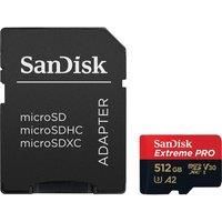 SanDisk 512GB Extreme PRO SDXC card + RescuePro Deluxe up to 200 MB/s UHS-I Class 10 U3 V30