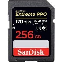 SanDisk 256GB Extreme PRO SDXC card, up to 200MB/s, UHS-I, Class 10, U3, V30..