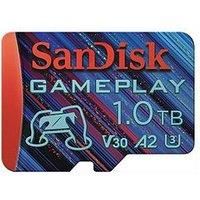SanDisk Gameplay micro SD card 128GB for mobile/handheld gaming consoles, up to 190 MB/s, for more demanding games, AAA-/3D-/VR-Grafik, 4K-UHD-Videos, A2, V30, U3