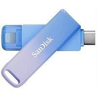 SanDisk Creator Phone Drive 128 GB (For iPhone, iPad, PC & Mac, Lightning & USB Type-C Connectors, up to 90 MB/s transfer, Automatic Backup, Password Protection, 3 Month Adobe Lightroom included)