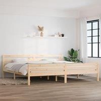 Bed Frame Solid Wood 200x200 cm
