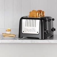 Dualit 46205 4 Slot Lite Toaster in Black Finish