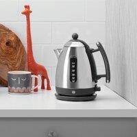 Dualit Lite Kettle - 1.5L Jug Kettle - Polished with Grey Trim, High Gloss Finish - Fast Boiling Kettle by Dualit - 72006