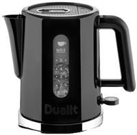 Dualit Studio Kettle | 1.5L 2.4KW Jug Kettle in Black with Polished Trim | Dual Measuring Windows | Fast Boiling BPA Free Kettle | Patented Sure Pour Technology