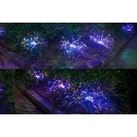 Solar-Powered Firework Garden Lights