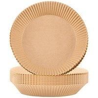 Non-Stick Air Fryer Liners - Pack Of 10-400! - Brown